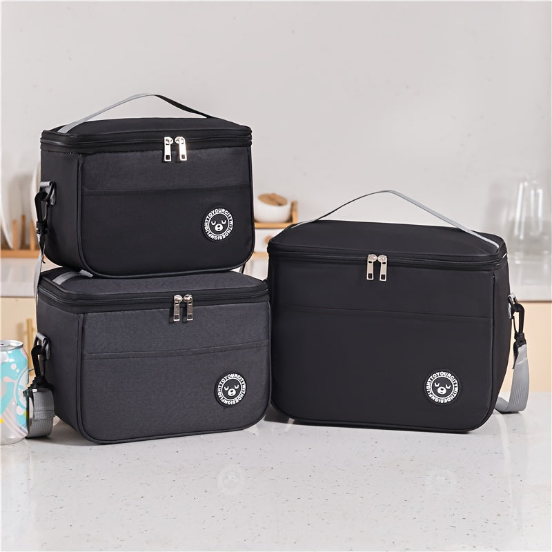 Large Insulated Lunch Bag with Shoulder Strap Waterproof