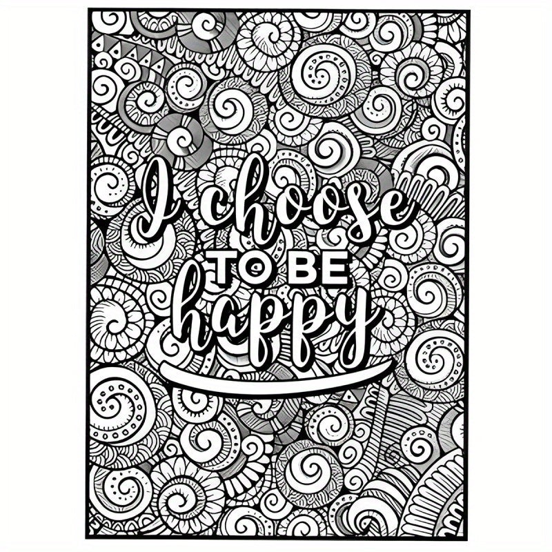 Deluxe Coloring Book: 22 Pages of Inspiration on Thick Paper
