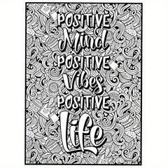 Deluxe Coloring Book: 22 Pages of Inspiration on Thick Paper
