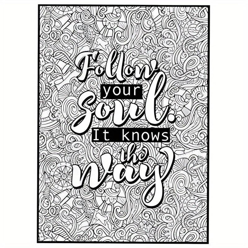 Deluxe Coloring Book: 22 Pages of Inspiration on Thick Paper