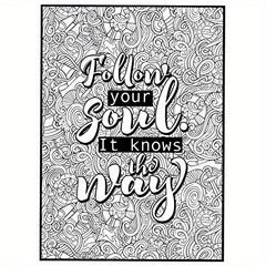 Deluxe Coloring Book: 22 Pages of Inspiration on Thick Paper