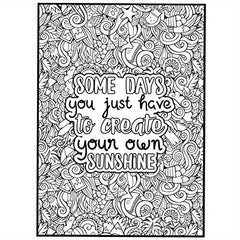 Deluxe Coloring Book: 22 Pages of Inspiration on Thick Paper