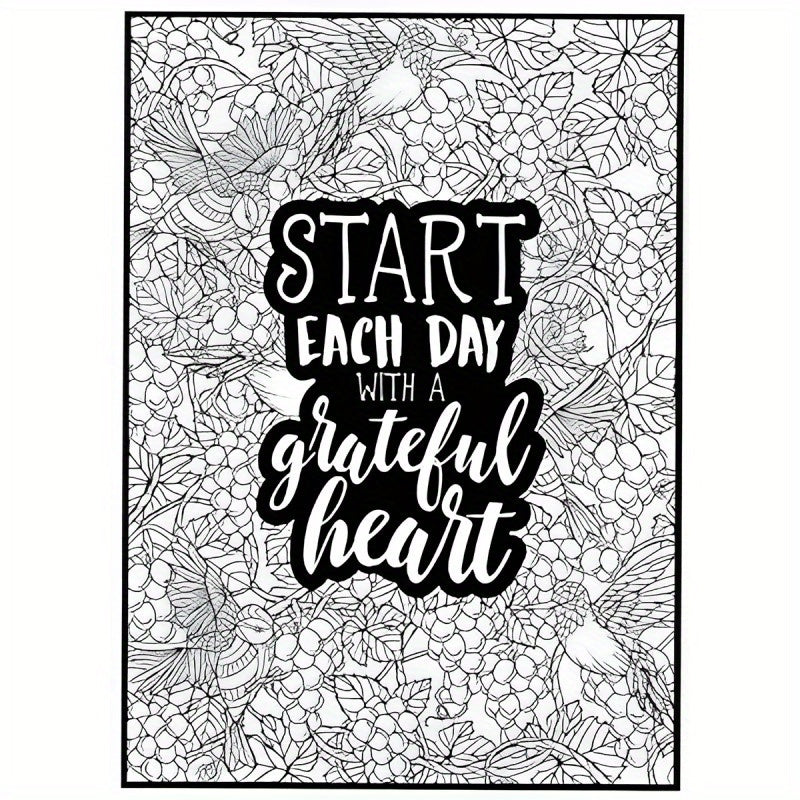 Deluxe Coloring Book: 22 Pages of Inspiration on Thick Paper