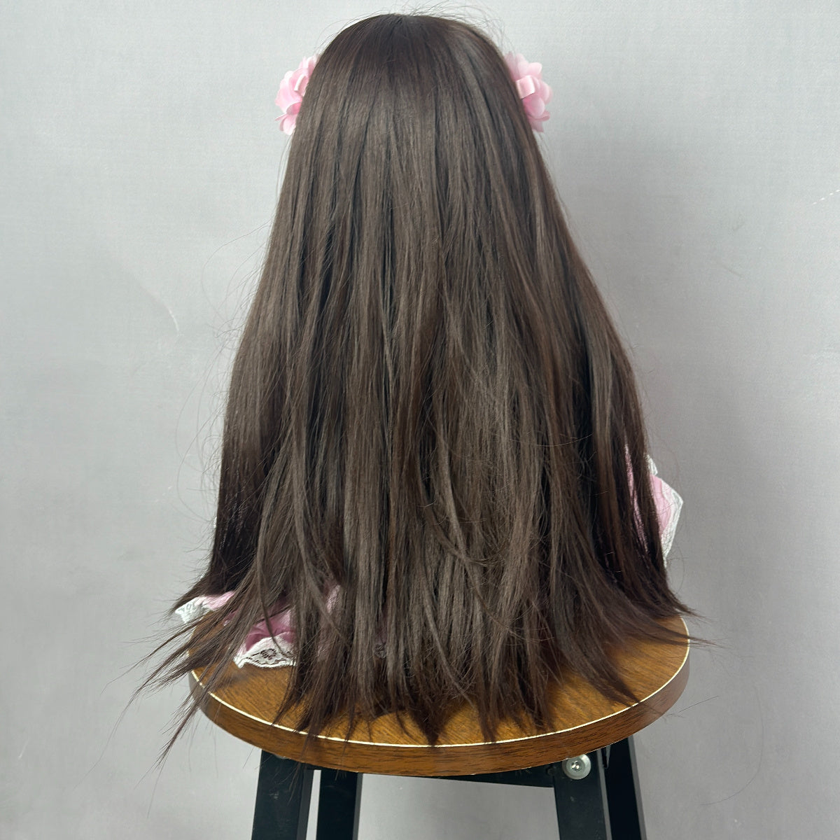 Realistic Pink Princess Doll with Long Hair, Clothes & Accessories
