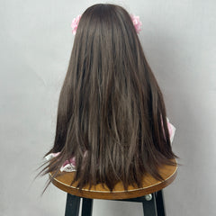 Realistic Pink Princess Doll with Long Hair, Clothes & Accessories