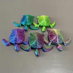 3D Printed Flexible Turtle Laser Octopus Colorful Animals Articulated Figures