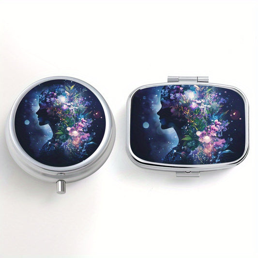 Dreamy Exposure Pattern Pill Boxes Round & Square