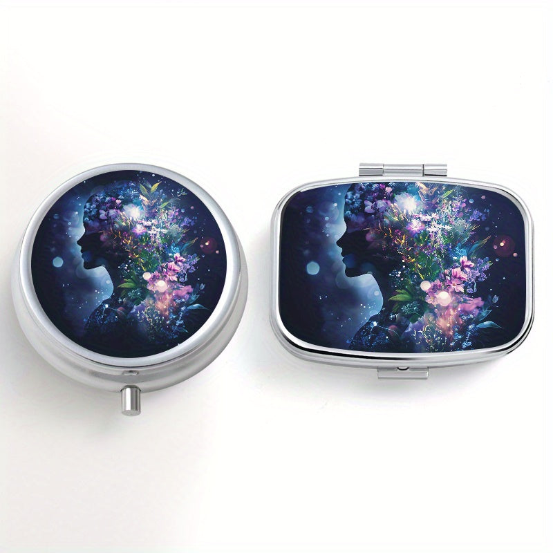 Dreamy Exposure Pattern Pill Boxes Round & Square