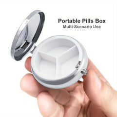 Retro Jesus Pill Box 3 Compartment Medicine Organizer