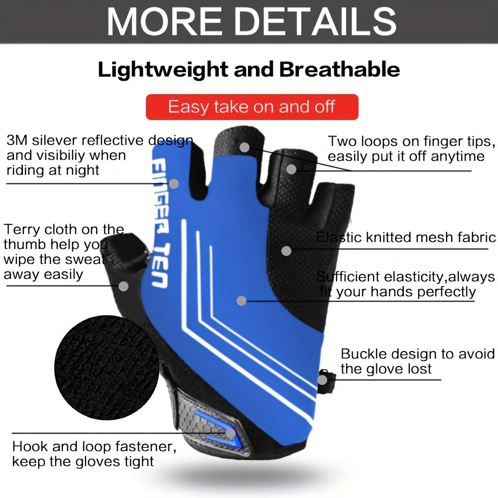 Men's Outdoor Non-slip Touch Screen Gloves for Running Cycling Driving