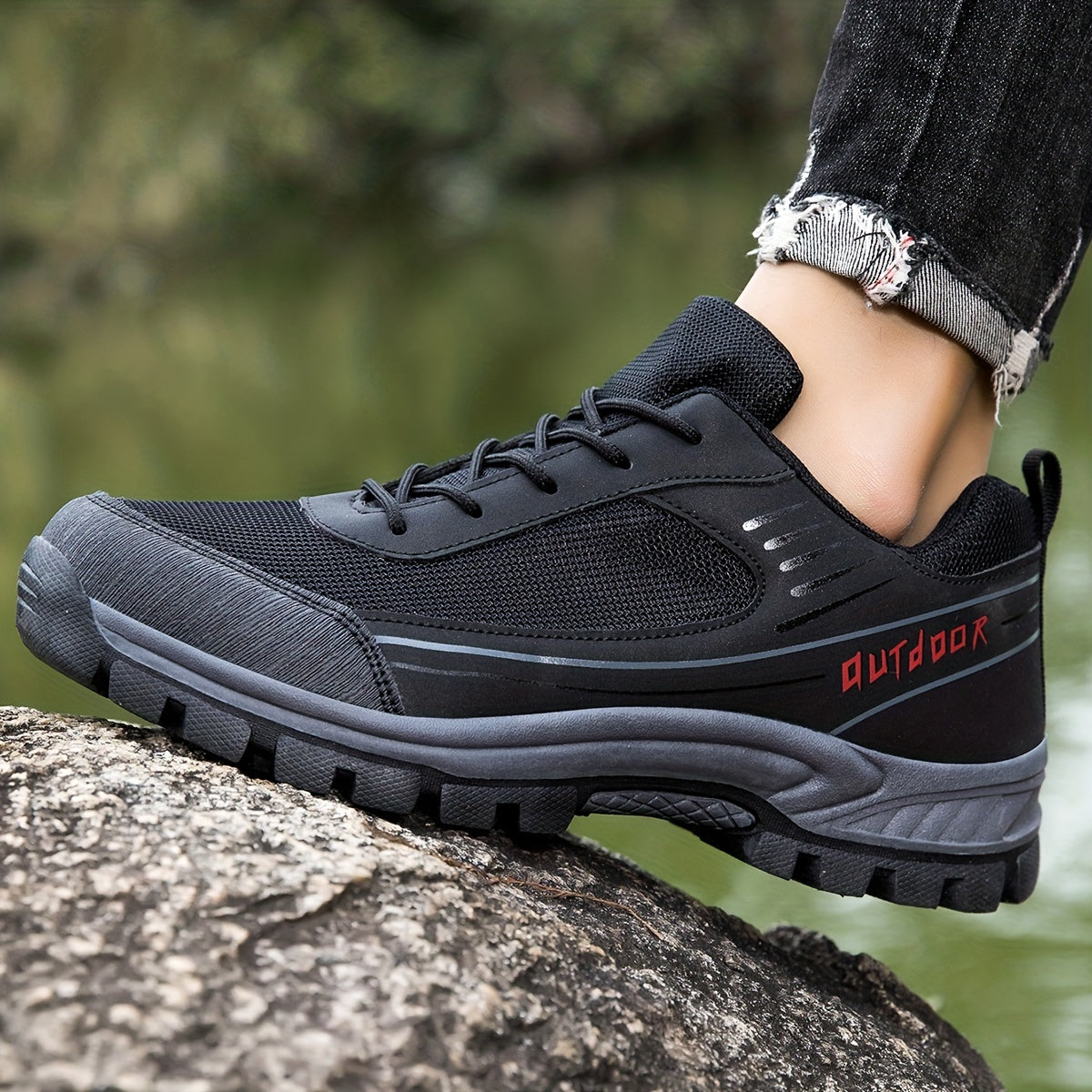 Women's Waterproof Hiking Shoes with Anti Slip Sole
