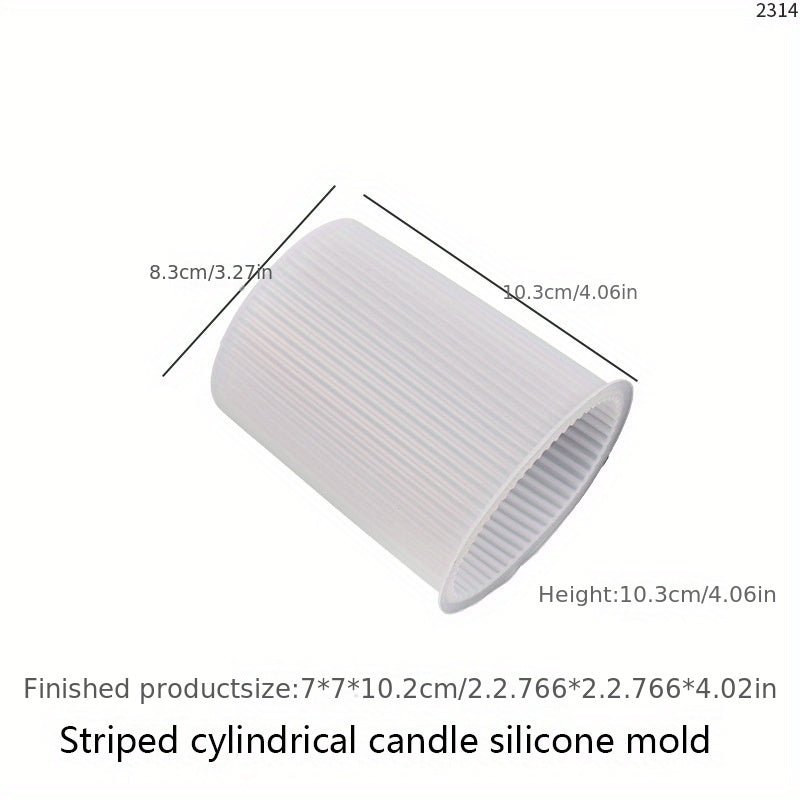 Geometric Candle Casting Silicone Mold for DIY Decor, Soap Making, Epoxy Mold