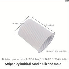 Geometric Candle Casting Silicone Mold for DIY Decor, Soap Making, Epoxy Mold