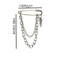 1pc Awl Suit Pin Brooch Accessories