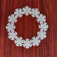 Christmas Snowflakes Wreath Metal Cutting Dies DIY Scrapbooking Craft Stencil