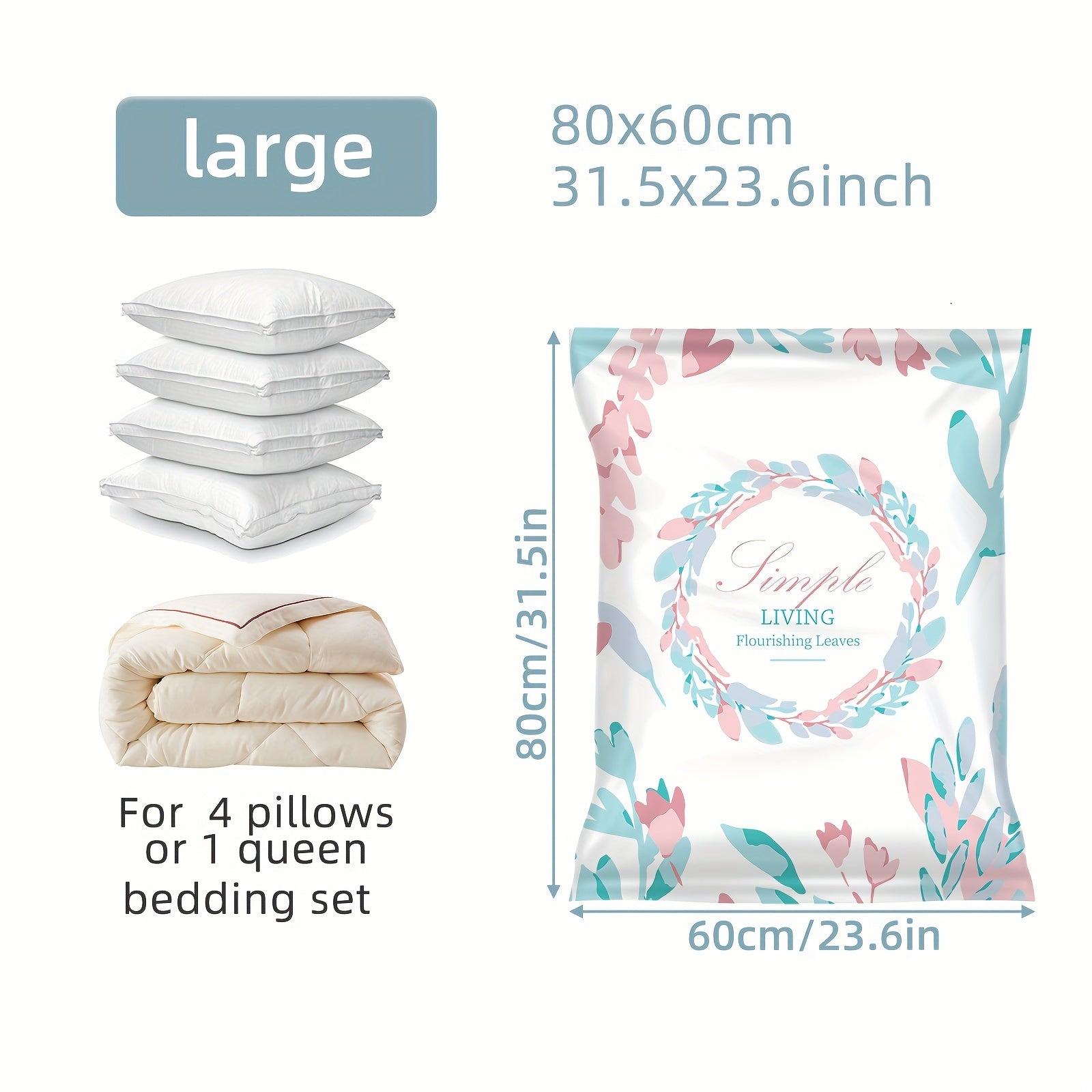Vacuum Compression Storage Bags Sealed Moving Bags For Clothes Blankets Shirts