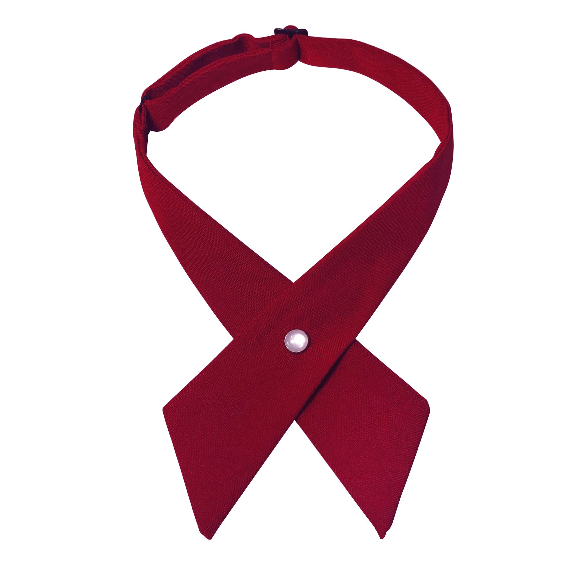 Solid Cross Tie Adjustable Bow Tie Girls Tie Women Accessories