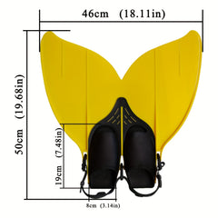 Adjustable Mermaid Flipper Fins for Kids and Teens