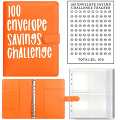 100 Envelope Challenge Binder Savings Plan Budget Binder