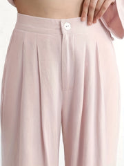 Solid Buttons Lounge Bottoms Comfy & Lounge Pants Womens Loungewear
