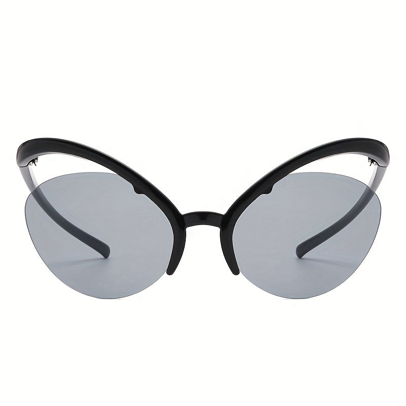 Y2K Butterfly Sunglasses For Women Men UV400 Sun Shades Decorative Glasses