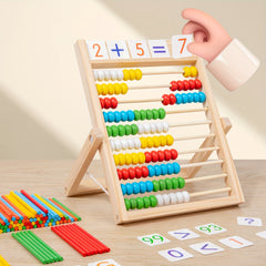 Wooden Abacus Toy for Early Learning Math - Preschool Educational Counting Beads