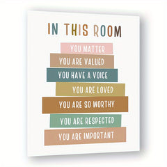 You Matter You Are Loved Classroom Decor
