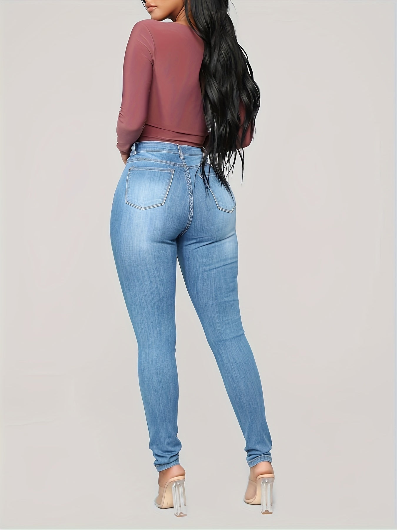  Sexy Jeans Women's Plus Stretch Skinny Jeans