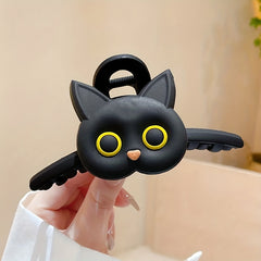 Silicone Cat Hair Claw Hair Clip Female Large Back Head Clip Cartoon Headwear