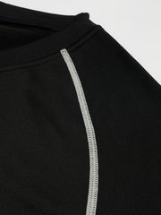 Men's Long Sleeve Compression Shirt & Legging for Fitness