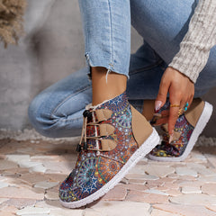 Ethnic Style Snow Boots Comfortable Thickened Winter Footwear