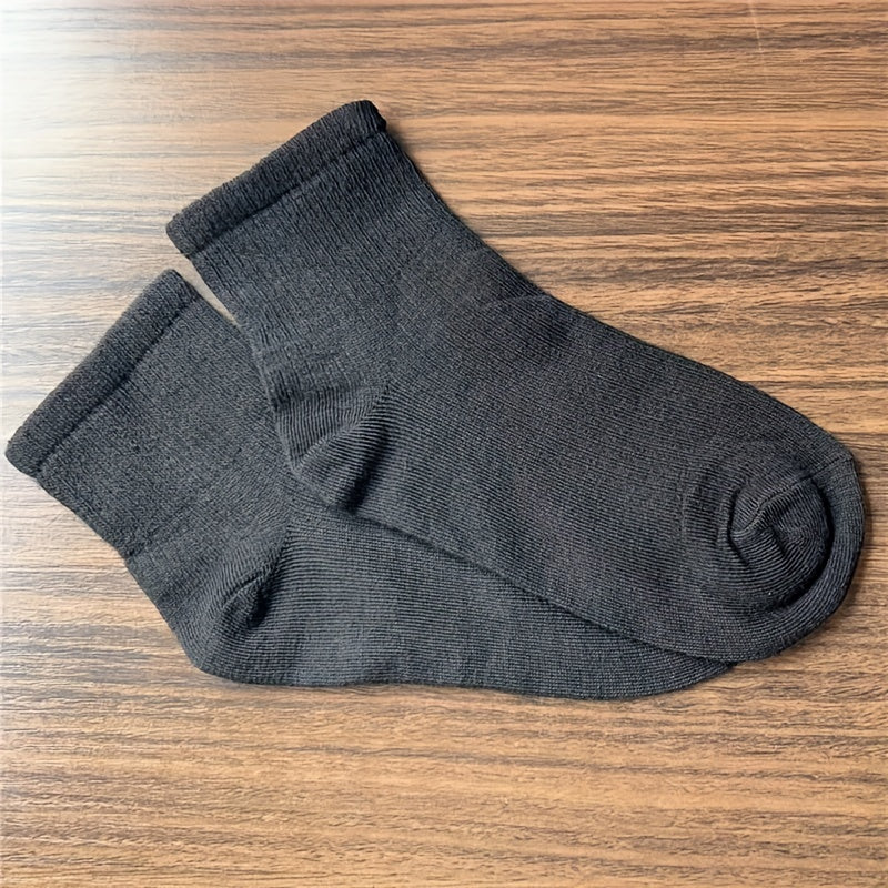 20 Pairs Comfy & Breathable Solid Socks Women's Stockings