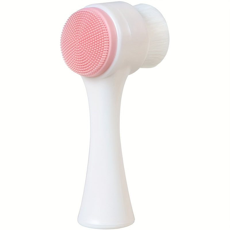 Silicone Soft Hair Face Wash Brush Manual Cleansing Brush