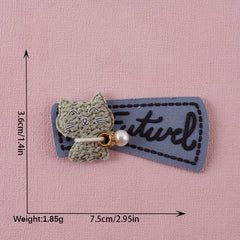 3PCS 3D Printing Letter Cloth Stickers For Girls