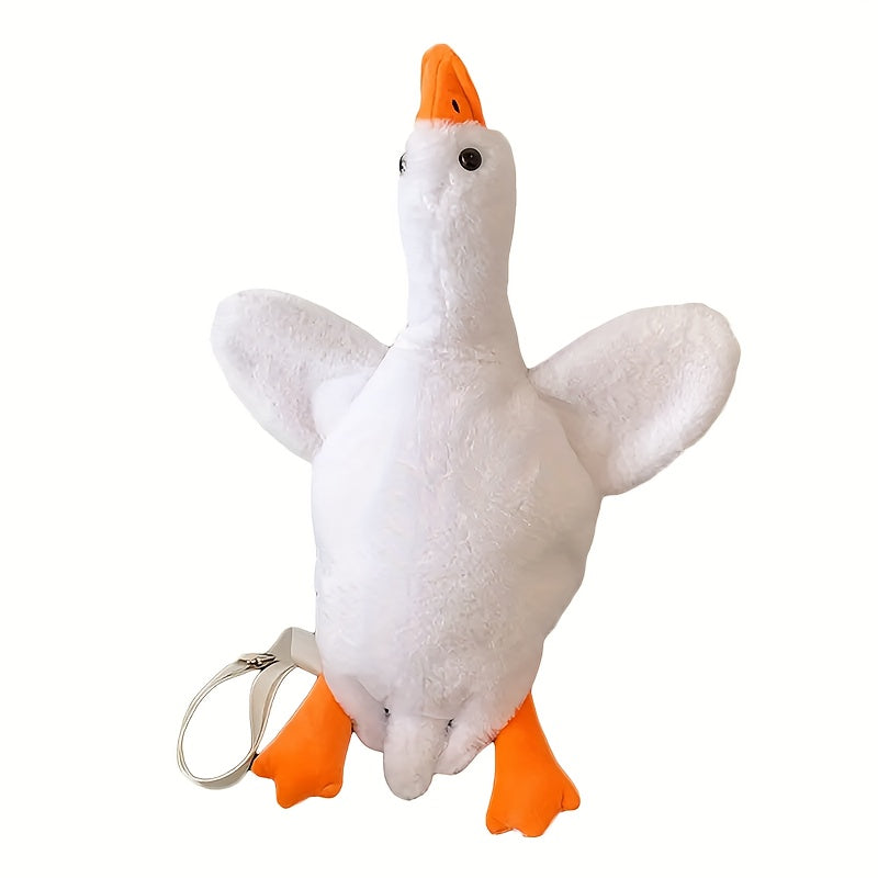 Yellow Duck Crossbody Bag Plush Purse Novel Design