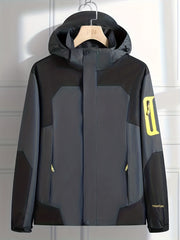 Men's Lightweight Waterproof Windbreaker Jacket Coat for Outdoors Hiking