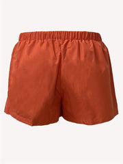  Solid Drawstring Shorts With Flap Pockets