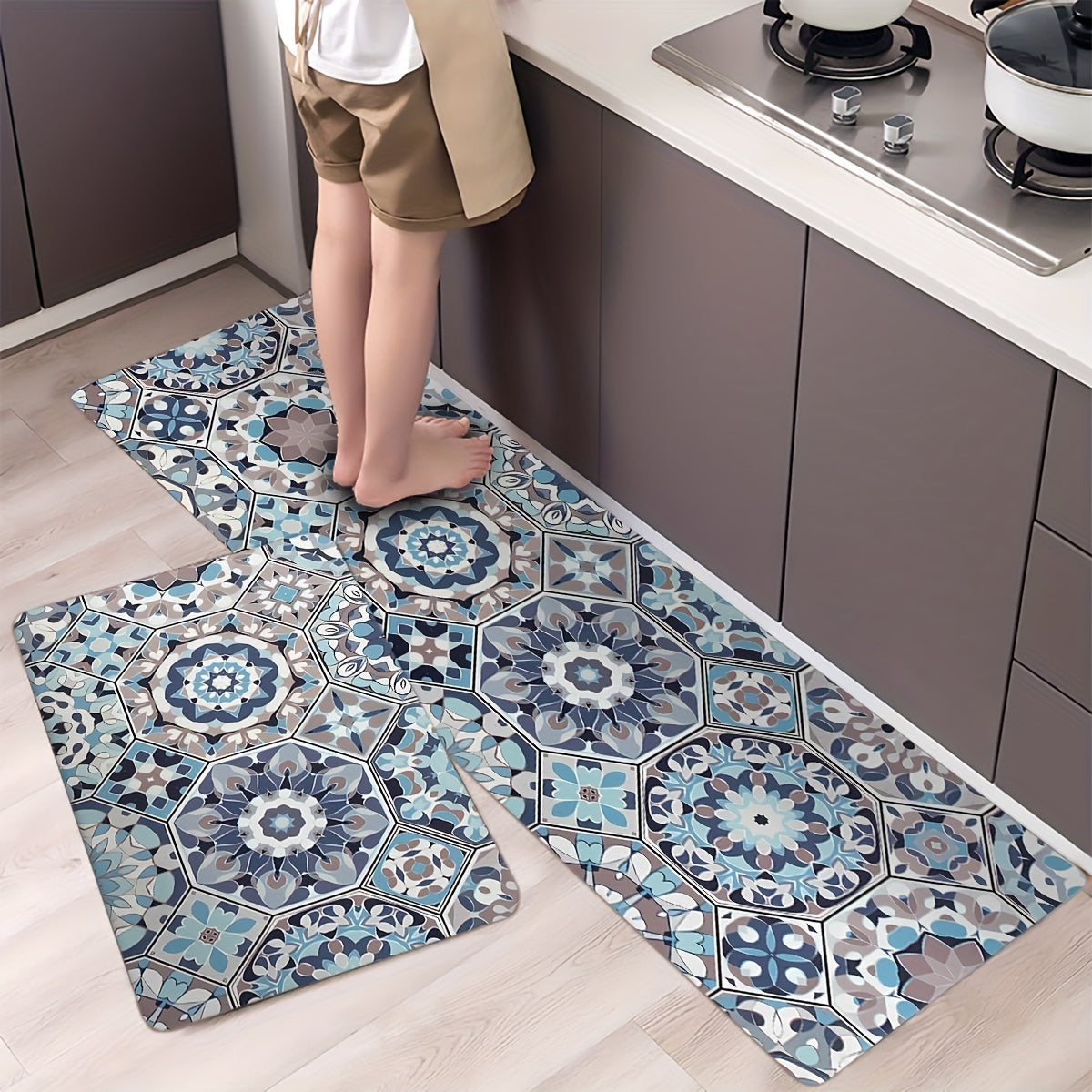 Bohemia Persian Pattern Anti fatigue Kitchen Mat