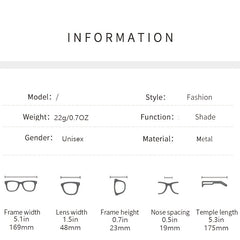 Y2K Gradient Rimless Sunglasses UV400