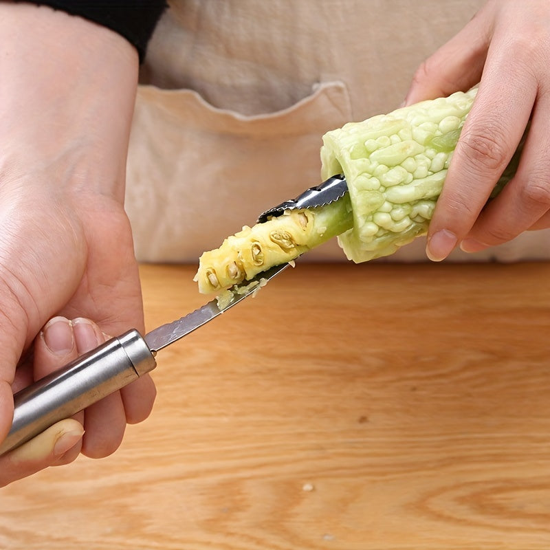 Stainless Steel Pepper Corer Seed Remover Cutter
