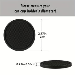 Car Cup Holder Anti skid Coaster Protection Cover Car Interior Accessories