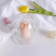 Rose Flower Aromatherapy Candle Holder for Gift