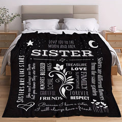 Envelope Printed Flannel Blanket Warm Cozy Soft Throw Blanket