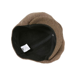 Boys Vintage Beret Newsboy Cap Flat Top Cap