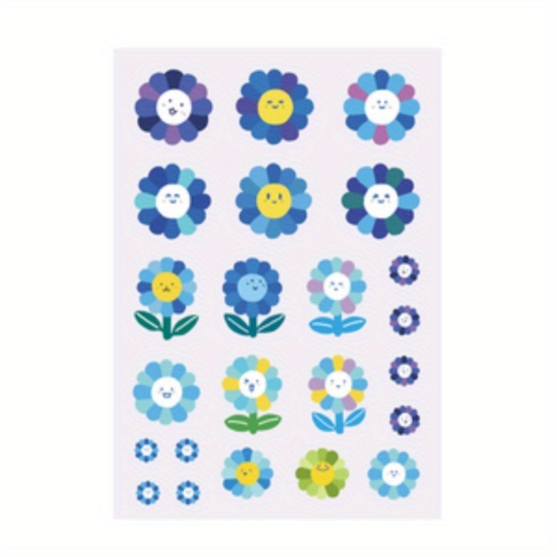 Washi Paper Sticker Flower Fruit Series Single Sheet