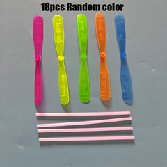 Mixed Plastic Bamboo Dragonfly Flying Toys Bright Colors Portable Educational