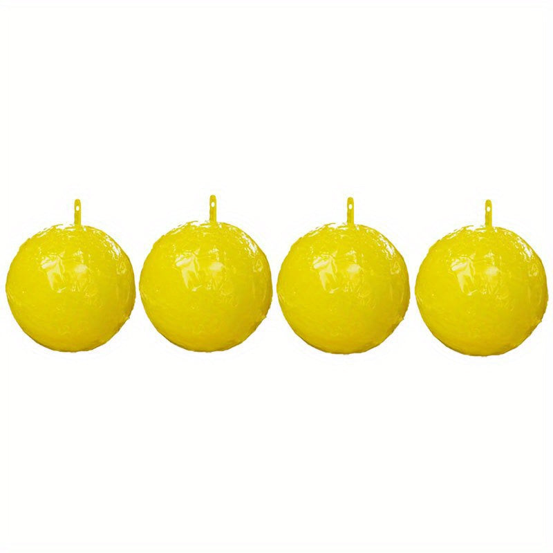 4pcs Sticky Bug Traps - Capturing Fruit Flies Mosquitoes - Indoor/Outdoor