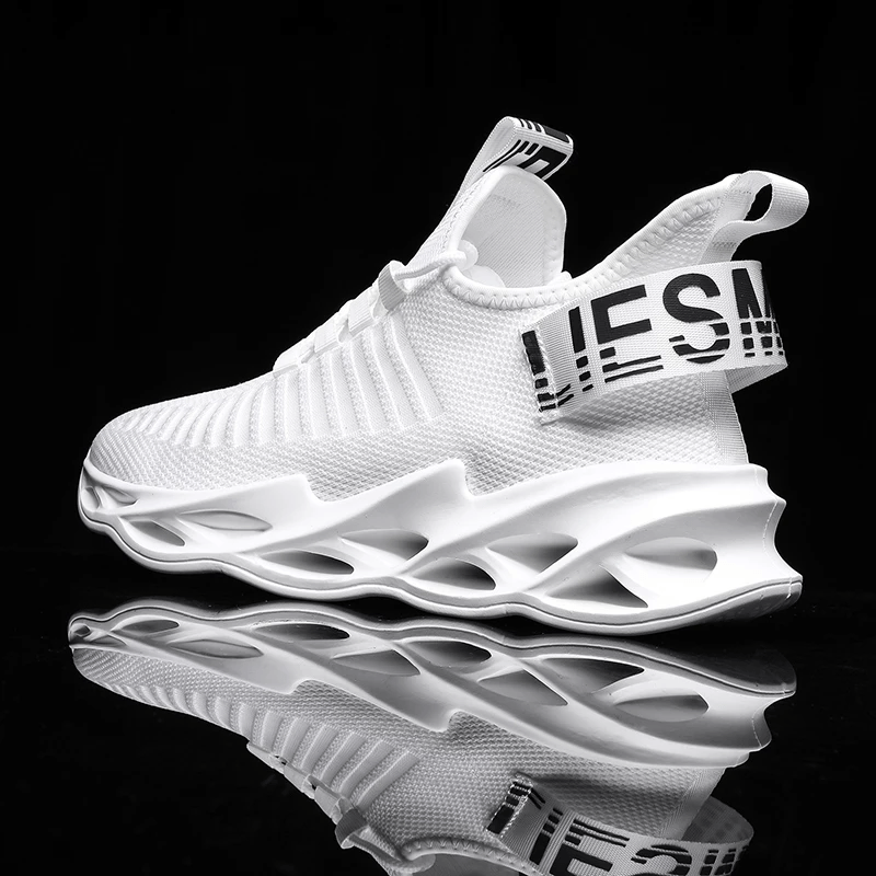 Men's Lightweight Lace Up Sneakers Sports Shoes