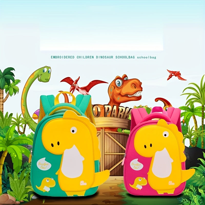 Kids Dinosaur Kindergarten Backpack Lightweight Breathable Boys Girls Travel Bag