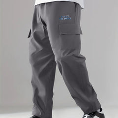 Cargo Pants Men s Flap Pocket Trousers Loose Casual Outdoor Pants